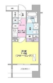 クオリアYZ恵比寿 9階 間取り図