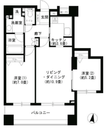 クリオ文京小石川 803 間取り図