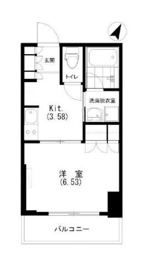 パークホームズ武蔵小山 2階 間取り図