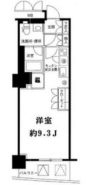 ストーリア品川 307 間取り図