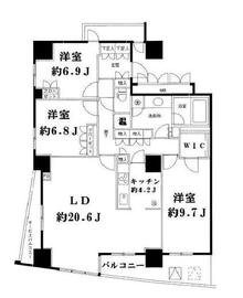 ストーリア品川 3004 間取り図