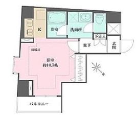 オープンレジデンシア日本橋人形町 2階 間取り図