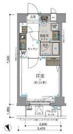 リヴシティ本郷 4階 間取り図