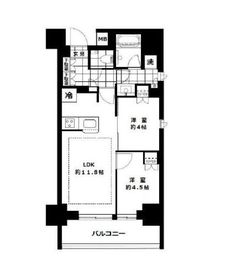 ピアース千代田淡路町 11階 間取り図