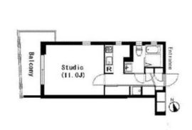 ラティエラ学芸大学 206 間取り図