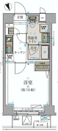 リヴシティ本郷 6階 間取り図