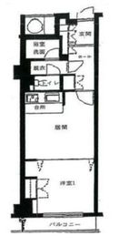 パークノヴァ神宮前 2階 間取り図