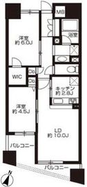 プライムアーバン日本橋大伝馬町 802 間取り図