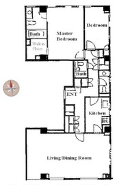 エアリイ南麻布 302 間取り図