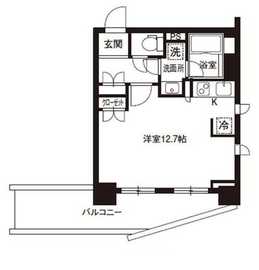 レジディア御茶ノ水 1001 間取り図