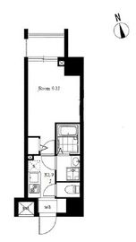 レジディア浅草吾妻橋 402 間取り図