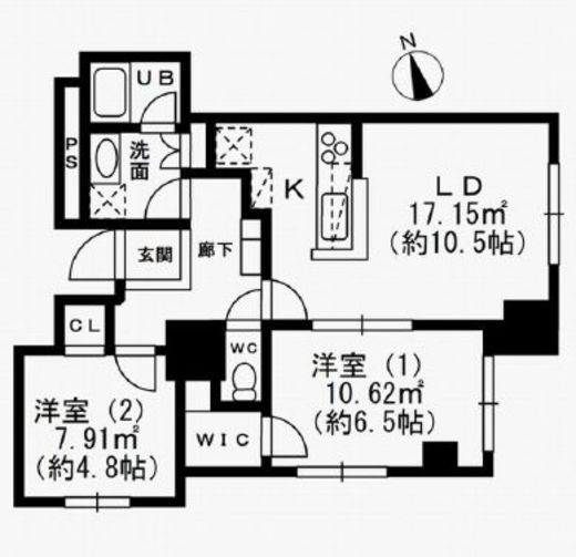 KDXレジデンス秋葉原 102 間取り図