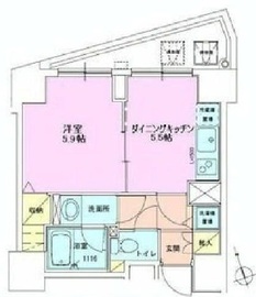 銀座レジデンス伍番館 1009 間取り図