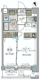 リヴシティ本郷 7階 間取り図