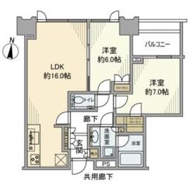 シティタワーズ豊洲ザ・シンボル 26階 間取り図