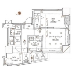 ガリシアレジデンス広尾 7階 間取り図