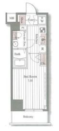 ドゥーエ大森 805 間取り図