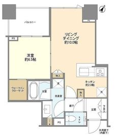 シティタワー有明 26階 間取り図