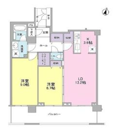 ソアラノーム碑文谷 404 間取り図