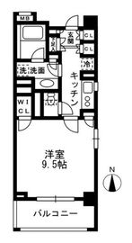 レジディア中落合 B606 間取り図