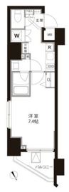 ジェノヴィア新宿御苑グリーンヴェール 3階 間取り図