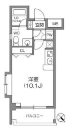 ルクレ森下レジデンス 708 間取り図