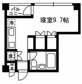 レジディア自由が丘2 404 間取り図