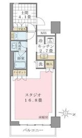 ブリリアイスト東雲キャナルコート 520 間取り図