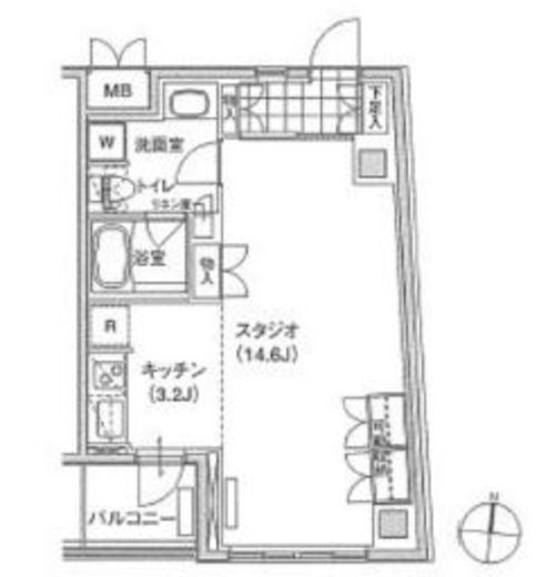 ブリリアイスト東雲キャナルコート 245 間取り図