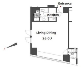 エグゼクティブタワー虎ノ門 602 間取り図