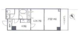 ライトコート四谷 3階 間取り図