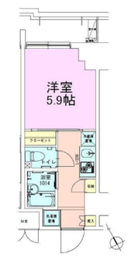 門前仲町レジデンス壱番館 1003 間取り図