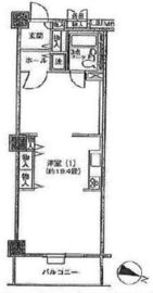 アクティ目黒駅前 1号棟 604 間取り図