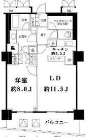 ストーリア品川 2705 間取り図