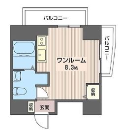 マストライフ目黒南 1207 間取り図