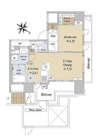 シティハウス目黒学芸大学 3階 間取り図