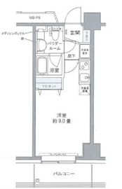 プライムアーバン豊洲 709 間取り図