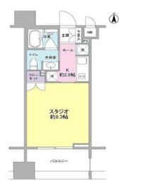 コンフォリア森下 605 間取り図