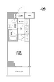 コンフォリア東中野DEUX 202 間取り図