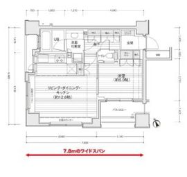 ドゥーエ銀座イースト1 302 間取り図
