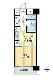 シティスクエア恵比寿 11階 間取り図