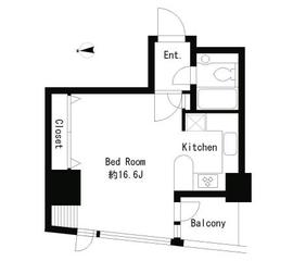 プライムスクエアシティ 414 間取り図