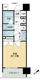 セレビア新宿御苑前 9階 間取り図