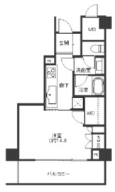 ガーデンホームズ白金 3階 間取り図