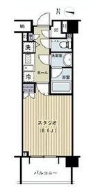 クオリア南麻布 5階 間取り図