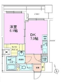 銀座レジデンス参番館 1003 間取り図