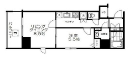 プレミアムキューブ日本橋浜町 2階 間取り図