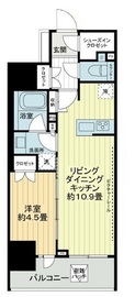 サンウッド東日本橋フラッツ 8階 間取り図