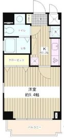 ラフィネ築地 207 間取り図