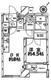 ジェイパーク乃木坂 3階 間取り図